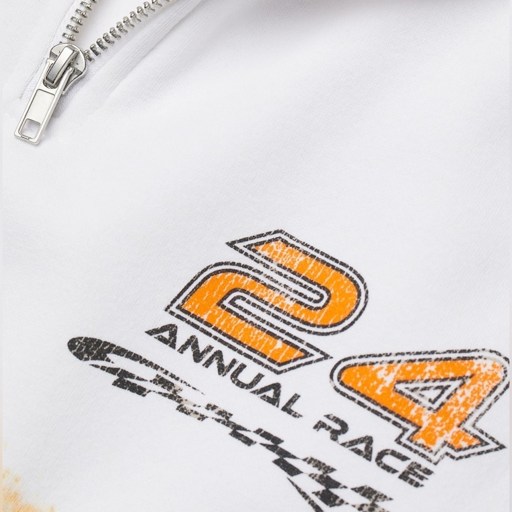 H&M Divided Racing Polo Sweatshirt Small - Picture 6 of 13